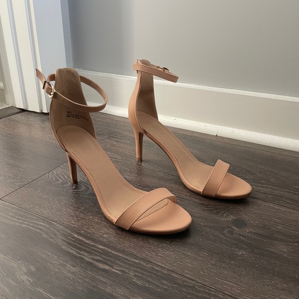 Nude Strap Heels